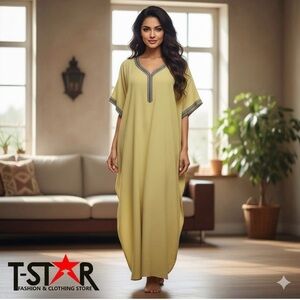 T-Star Dubai galabiya. Women’s. Dark brown